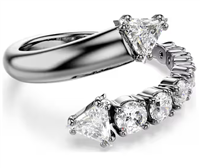 Anello Swarovski Donna in Acciaio 5723190 - 5723188